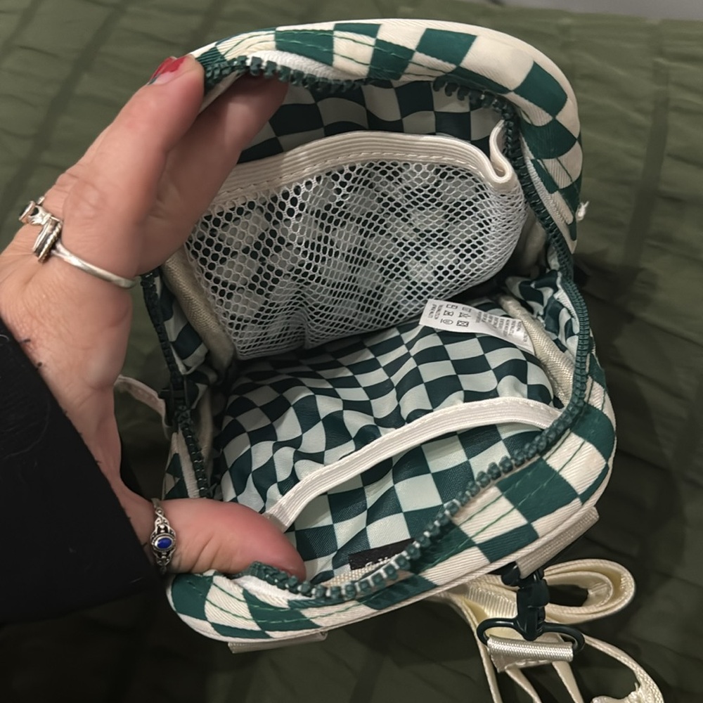 Thread Crossbody Checkered Bag - image 3